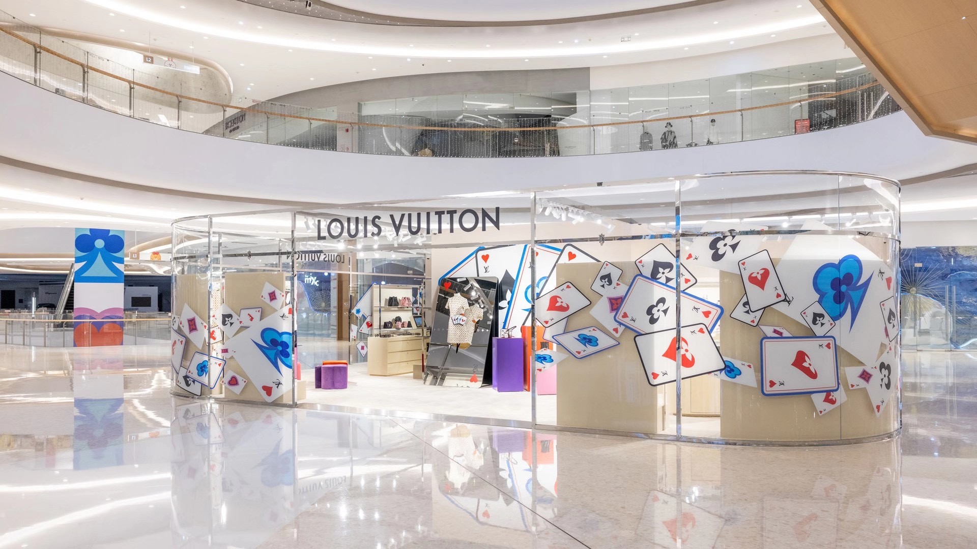 Louis Vuitton pop up store launch at Pacific Fair