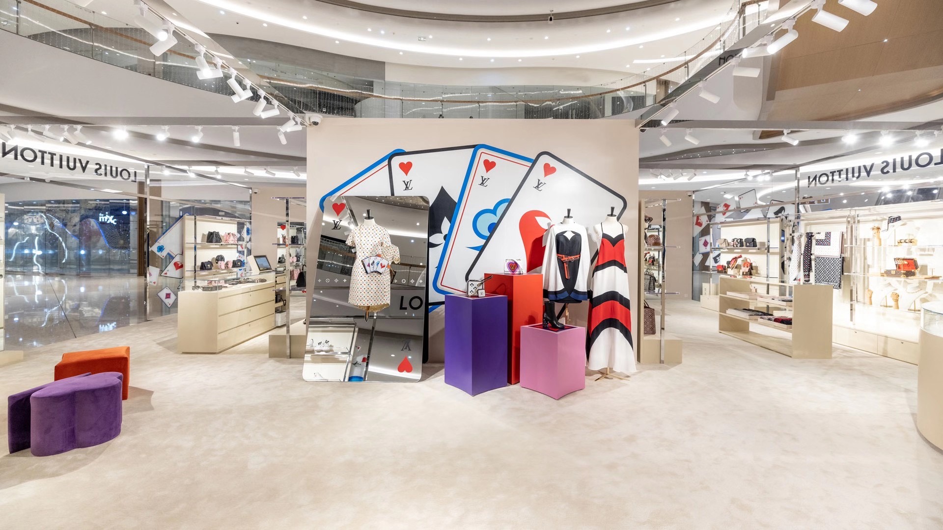 Louis Vuitton pop up store launch at Pacific Fair