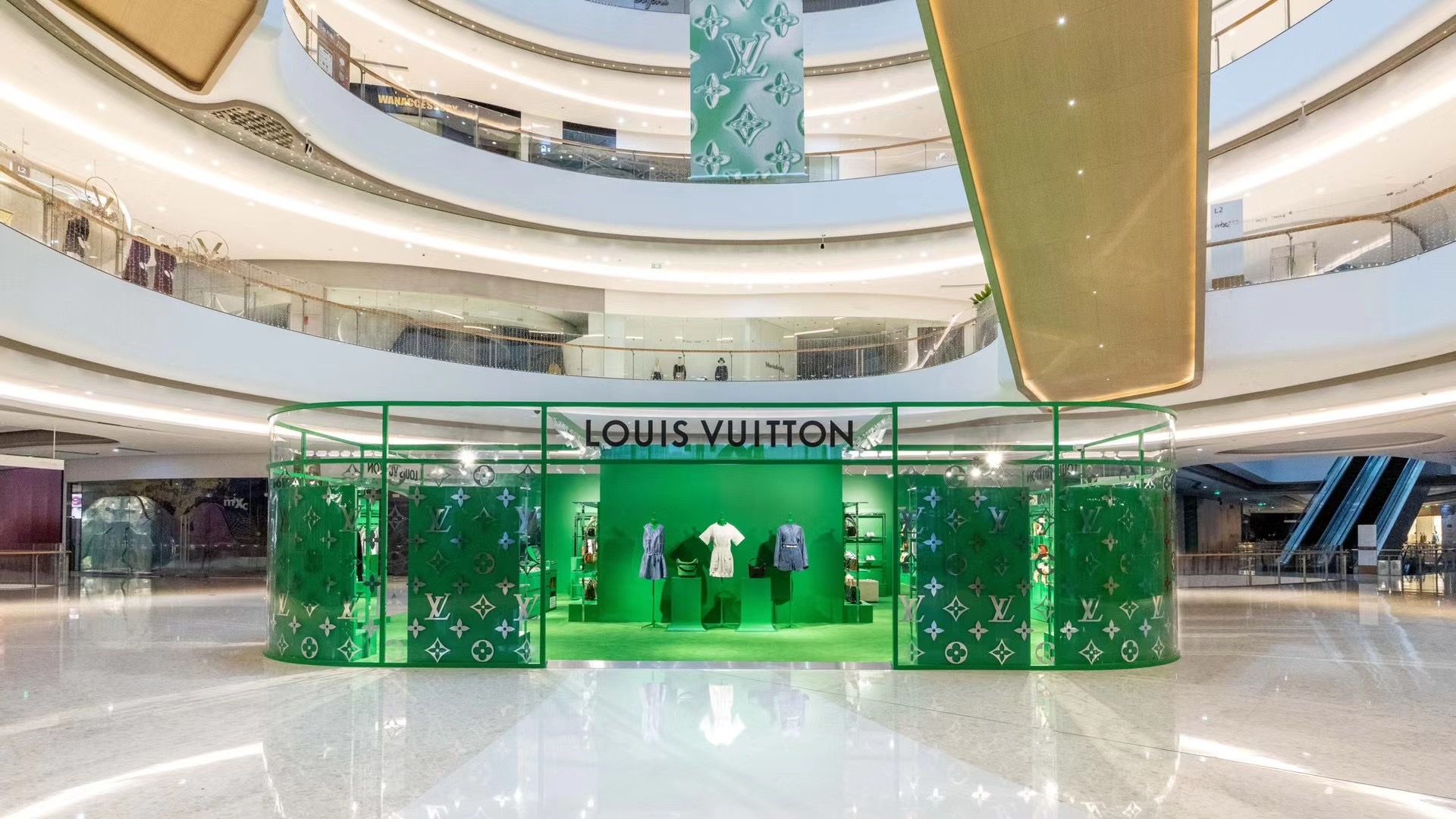 Louis Vuitton SS21 Women Green Pop-up