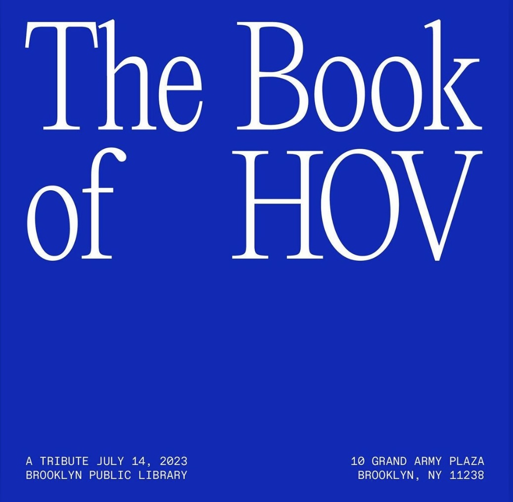 The book of HOV July New York